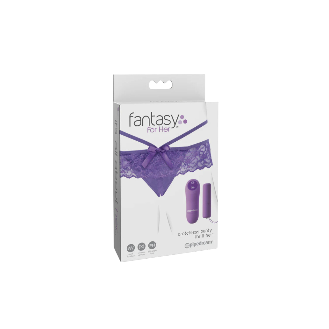 Fantasy For Her Crotchless Panty Thrill Her Vibrating Panties
