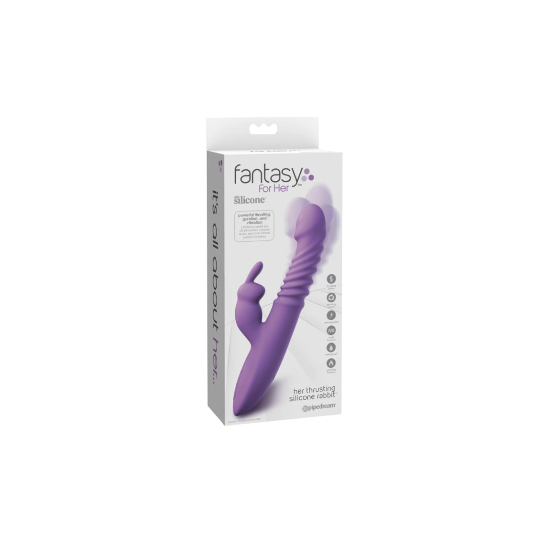 Fantasy For Her Thrusting Silicone Rabbit