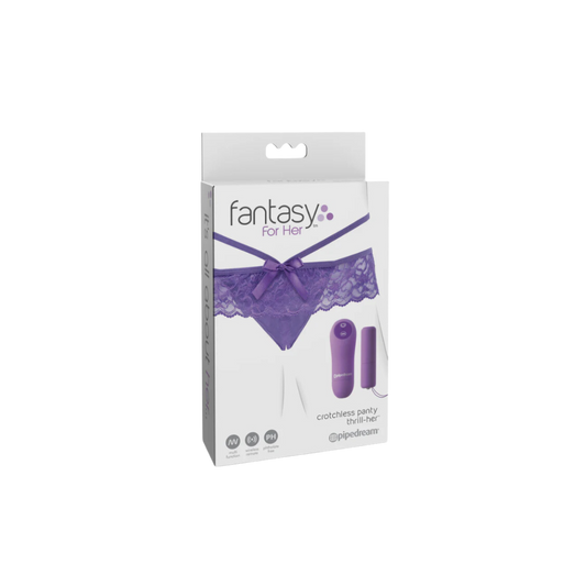 Fantasy For Her Crotchless Panty Thrill Her Vibrating Panties