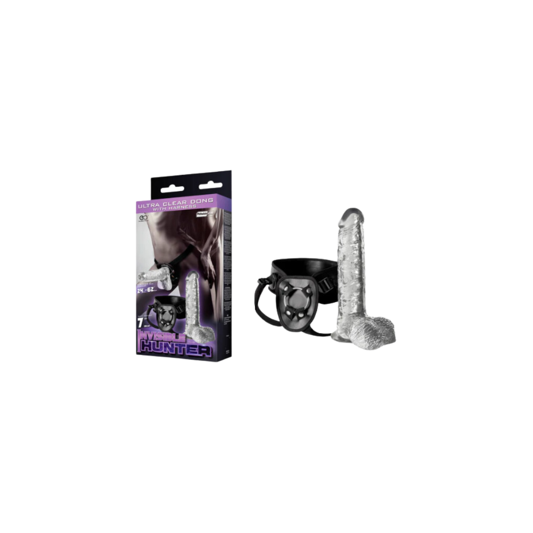 Invisible Hunter Strap On Harness 7" Thick