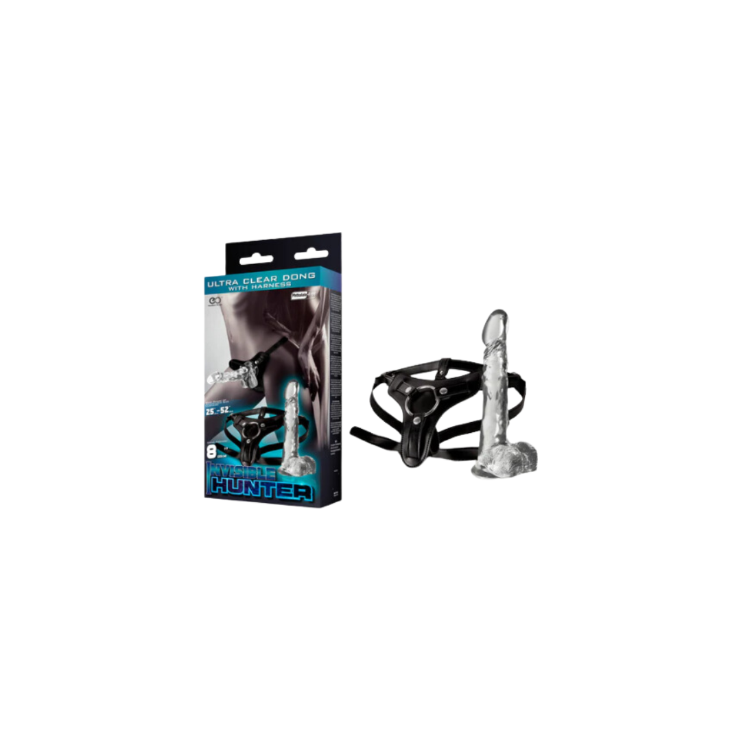 Invisible Hunter Strap On Harness 8"